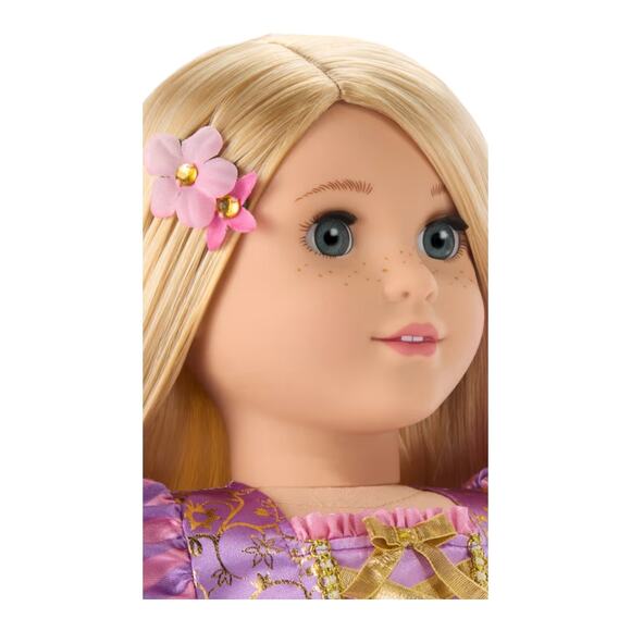 NEW American Girl Disney Princess Rapunzel 18” Doll Dress Shoes Long Hair BOX - Picture 16 of 16